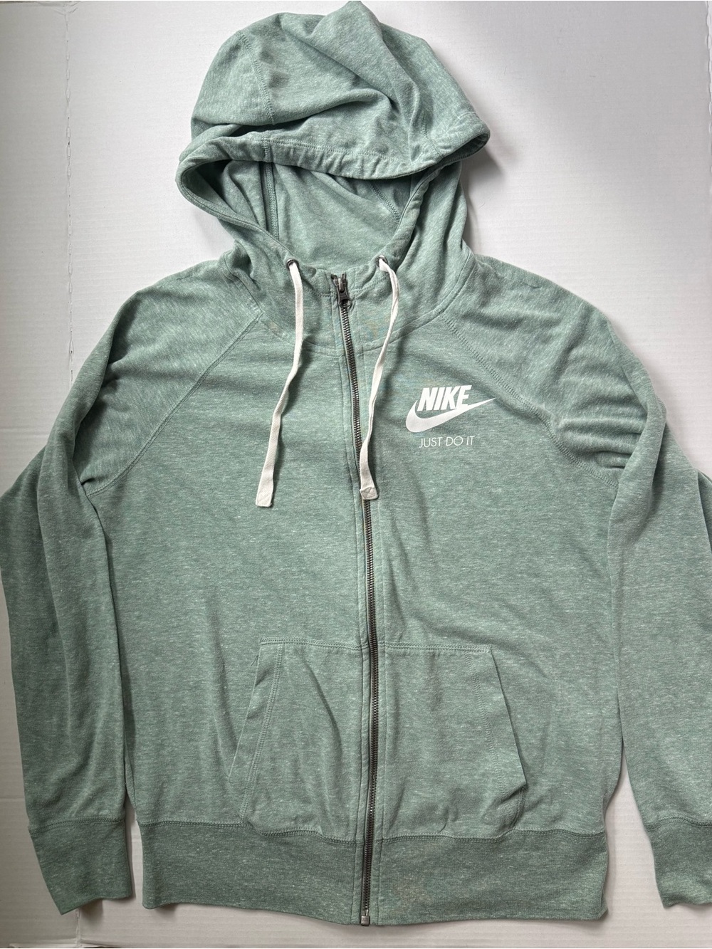 Nike Women's Sportswear Gym Vintage Full Zip Hoodie - Size Medium
